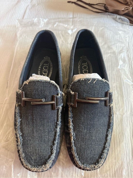 Tod's Other - Tod's Denim Driving Loafers